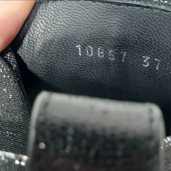 Renè Caovilla Designer Sparkly Black Chelsea Combat Rhinestone Boots US Sz 6.5 - Picture 7 of 12